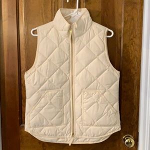 NWT JCrew Vest Ivory Small
